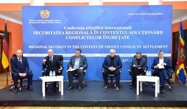 „Securitatea regională în contextul soluționării conflictelor înghețate”, conferință internațională la Chișinău, cu cercetători și experți militari din R. Moldova, România, Polonia, Georgia, Cehia, Lituania