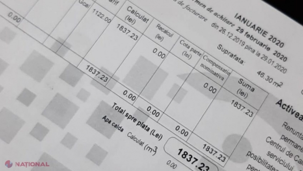 Ministrul Economiei, Anatol Usatîi, urmează să dea EXPLICAȚII în legătură cu FACTURILE umflate la energia termică. Unele facturi au crescut în ianuarie și cu 100%, comparativ cu luna decembrie