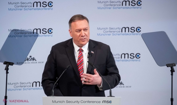 Mike Pompeo le cere aliaților europeni să nu se lase „PĂCALIȚI” de Rusia și China. Mesajul secretatului de stat al SUA transmis la Conferința de Securitate de la Munchen, unde participă și Igor Dodon