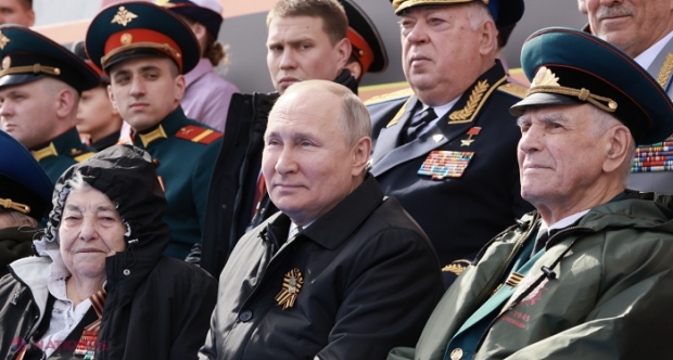 Kremlinul anunță că Putin a transmis „mesaje de felicitare” popoarelor din Georgia şi Republica Moldova cu ocazia „zilei victoriei”