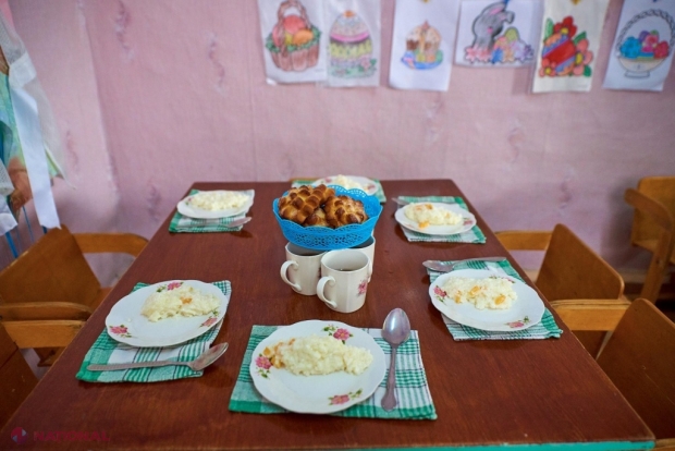 FOTO // Mâncare de la RESTAURANT pentru copiii din grădinițele din Orhei