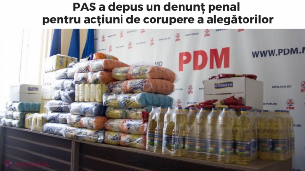 PAS a depus un denunț PENAL împotriva PD pentru acțiuni de corupere a alegătorilor