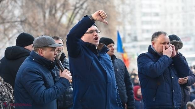 PING-PONG între Candu și liderii protestatarilor: „Să vină el în fața poporului”