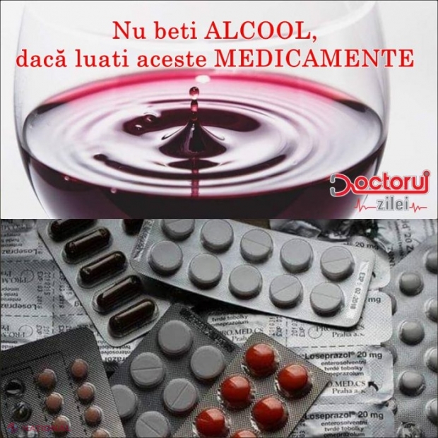 Este INTERZIS să amestecați aceste medicamente cu alcool! Combinația poate fi FATALĂ