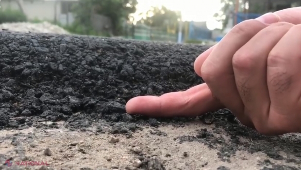 VIDEO, FOTO // DEGETUL lui Gaburici: Ministrul a INSPECTAT porțiunea de drum unde ar fi fost pus un strat de asfalt „cât degetul”. Ce explicații a primit