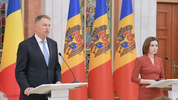 Președintele Iohannis, despre vizita-FULGER în R. Moldova: „Am venit astăzi la Chișinău cu un mesaj PUTERNIC: România este alături de R. Moldova și de toți cetățenii săi, așa cum a fost mereu! Pe noi puteți să contați”