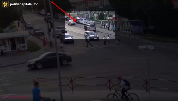 VIDEO // Chișinău: Momentul în care un individ pătrunde într-un automobil parcat pe marginea drumului și fură o geantă cu acte și bani