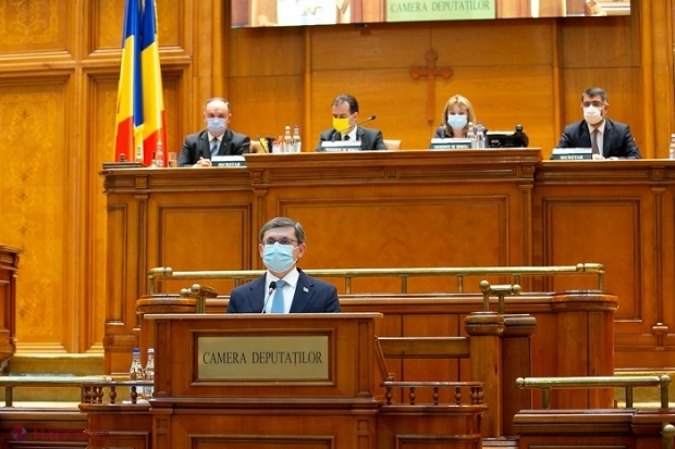 VIDEO // Imnurile R. Moldova și României, intonate în Parlamentul de la București! Igor Grosu: „Acum avem şansa istorică să ne realizăm obiectivele comune, spre beneficiul cetăţenilor de pe ambele maluri ale Prutului”