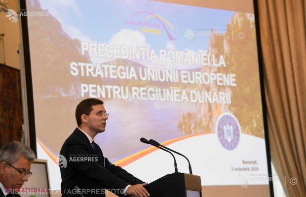 Ministrul de la București delegat pentru Afaceri Europene: România îşi propune revigorarea Strategiei Uniunii Europene pentru Regiunea Dunării, care include și R. Moldova: Proiecte pentru dezvoltare economică și socială