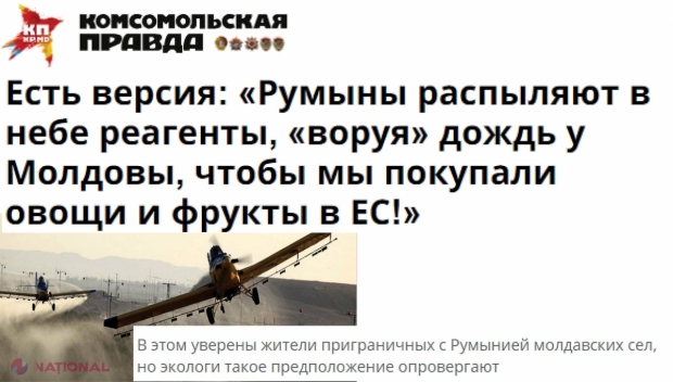 FALS: Românii „FURĂ” ploaia din R. Moldova pentru ca moldovenii să cumpere legume și fructe din UE