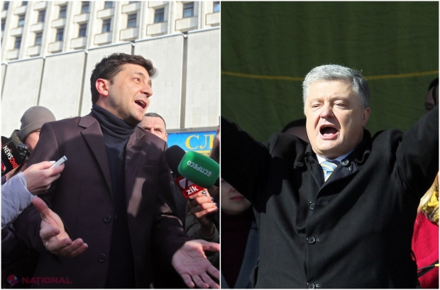 ALEGERI // Vladimir Zelenski şi Petro Poroşenko se vor înfrunta în cel de-al doilea tur al scrutinului prezidenţial din Ucraina