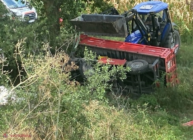 Orhei:. Doi muncitori de la salubrizare, striviți mortal după ce remorca în care se aflau s-a desprins de tractor