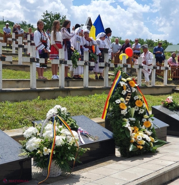 GALERIE FOTO // Ostașii români căzuți pentru eliberarea Basarabiei, comemorați la Cimitirul de Onoare de la Țiganca, de Ziua Eroilor
