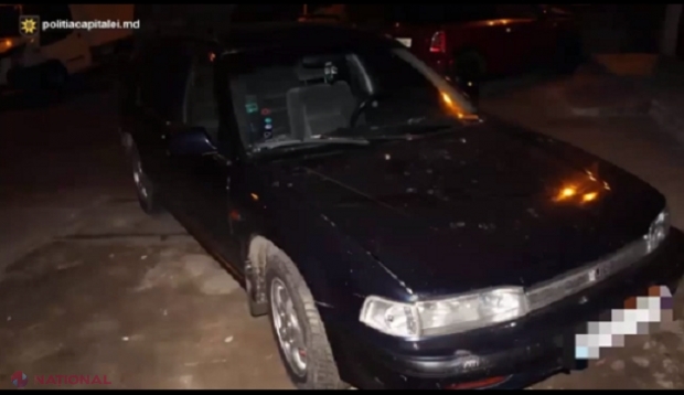 VIDEO // Chișinău: A văzut pe geam, la ora 2.00, cum doi inși s-au urcat în automobilul său și au plecat din curtea casei