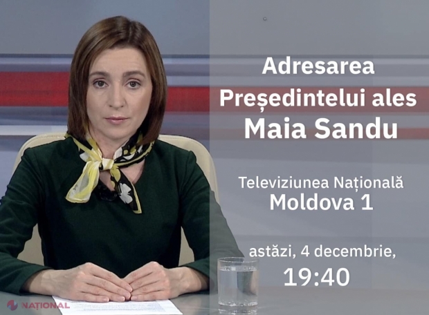 VIDEO // Președintele ales, Maia Sandu, ANUNȚ IMPORTANT pentru cetățenii R. Moldova: „Duminică vom ieși să oprim tentativa de uzurpare a puterii”