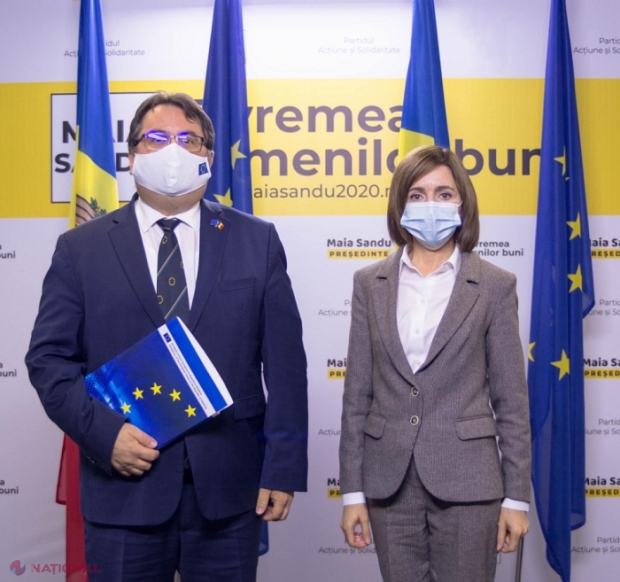 Maia Sandu i-a transmis Ambasadorului UE la Chișinău că  izolarea internațională a R. Moldova „s-a încheiat”: „Vom duce o politică externă deschisă, pozitivă și benefică pentru țară. S-a terminat cu selfie-uri pe coridoare”