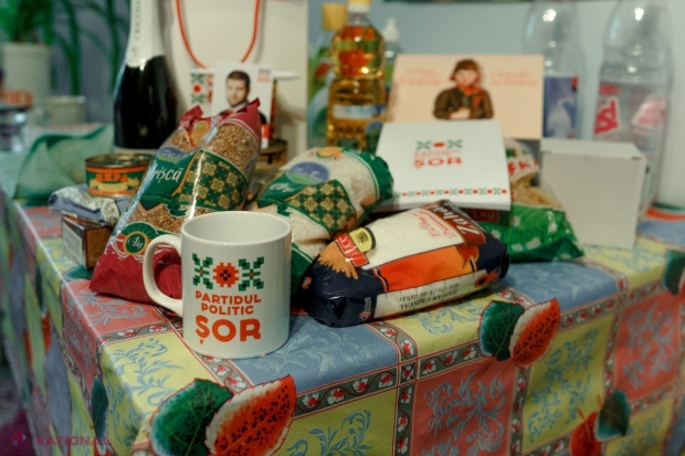 FOTO // „ICRE ROȘII” pentru masa de sărbătoare a veteranilor. Ce mai conțin pachetele oferite de Partidul „ȘOR”