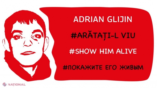 CAMPANIE inițiată de „Promo-LEX” în sprijinul lui Adrian Glijin, cetățeanul RĂPIT acum un an de către separatiștii transnistrieni: „Arătați-l VIU”