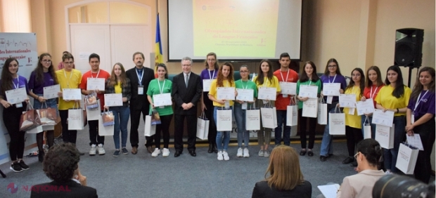 Șapte medalii pentru R. Moldova, la Olimpiada Internațională de Limba franceză, desfășurată la Chișinău