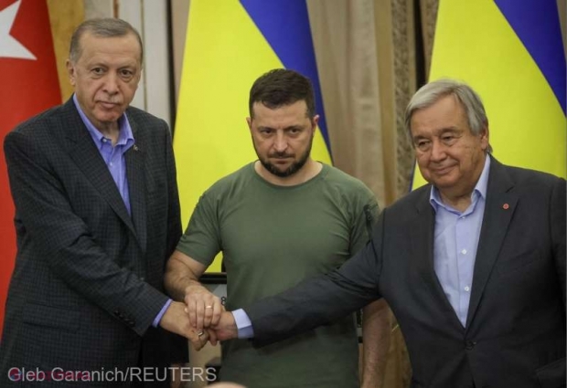 Recep Tayyip Erdogan avertizează despre pericolul unui „nou Cernobîl” în Ucraina. Antonio Guterres: „Orice pagubă potenţială la Zaporojie ar fi o sinucidere”