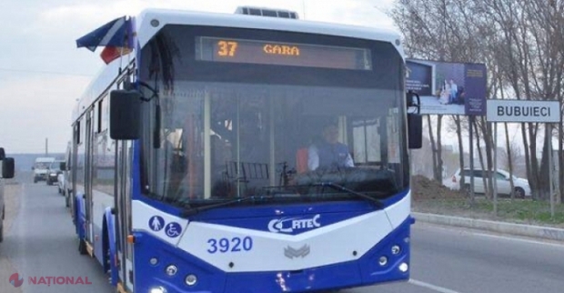 Cu 2 lei până la Bubuieci, din centrul Chișinăului: Autoritățile locale anunță prelungirea rutei de troleibuz nr.37