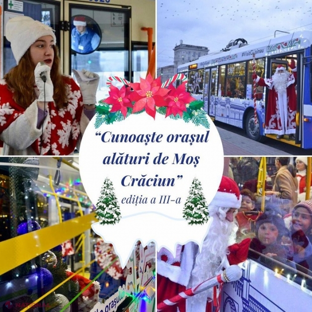 BILINGVISM ARBITRAR la Chișinău, unde până și „troleibuzele turistice” circulă „în română și rusă”: Număr egal de excursii în cele două limbi, la ore mai potrivite pentru cele în rusă