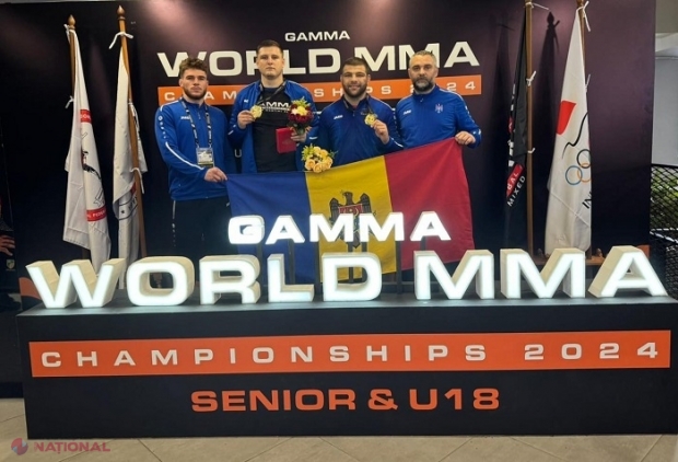 Două medalii de aur pentru R. Moldova, la Campionatul de Arte Marțiale Mixte