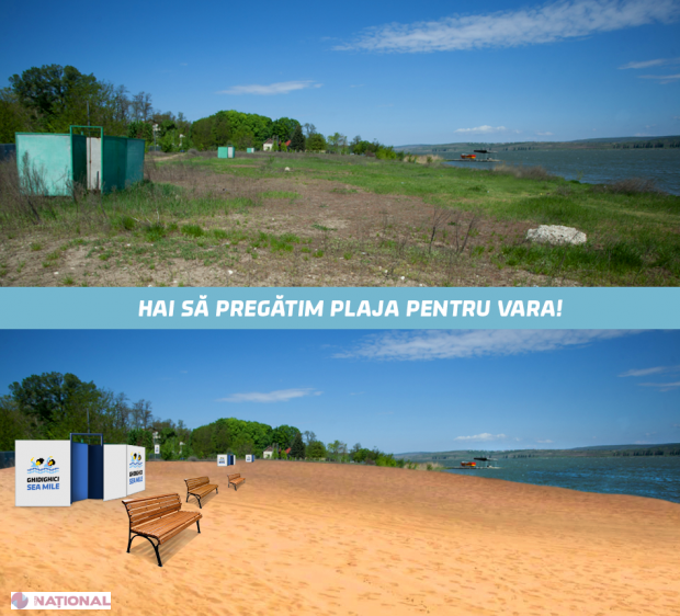Vrei să te bronzezi pe plaja lacului de la Ghidighici? Pune-te mai întâi pe treabă!