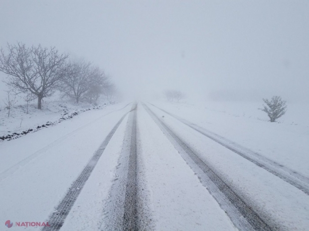 FOTO // IARNĂ adevărată în sudul R. Moldova: Șoferi blocați în zăpadă și intervenții pentru deszăpezirea drumurilor publice