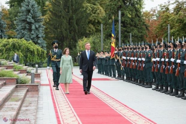 VIDEO // Președintele Poloniei, Andrzej Duda, la Chișinău: „Am promis toată deschiderea în ceea ce privește acordarea asistenței necesare la realizarea reformelor în Republica Moldova”