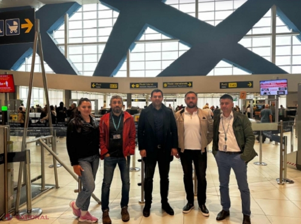 Polițiștii de frontieră de la Aeroportul Internațional Chișinău, vizită la Aeroportul Internațional Otopeni pentru a învăța din experiența colegilor din România cum să gestioneze situațiile de criză la un asemenea obiectiv strategic