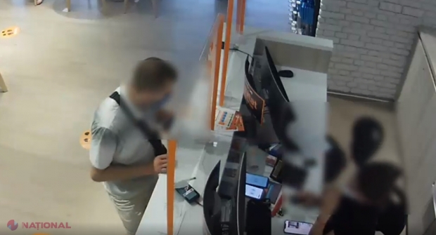 VIDEO // Chișinău: Și-a cumpărat un telefon scump în credit, dar a lăsat date false la magazin. Acum riscă închisoare de până la trei ani