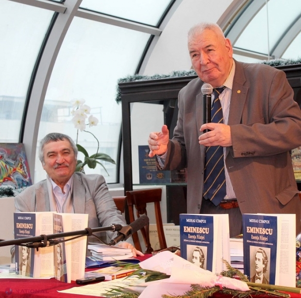 Acad. Mihai Cimpoi, omagiat la Iași în cadrul celei de-a V-a ediții a manifestării „Unire prin literatură”: „Cel mai profund eminescolog din ultimii 30 de ani”