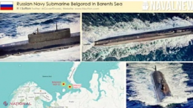 Submarinul rusesc Belgorod a fost găsit. Unde se află „Arma Apocalipsei