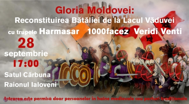 Vreți să fiți ACTORI într-un film turnat în R. Moldova? Îmbrăcați haine medievale și mergeți sâmbătă la Cărbuna, raionul Ialoveni!