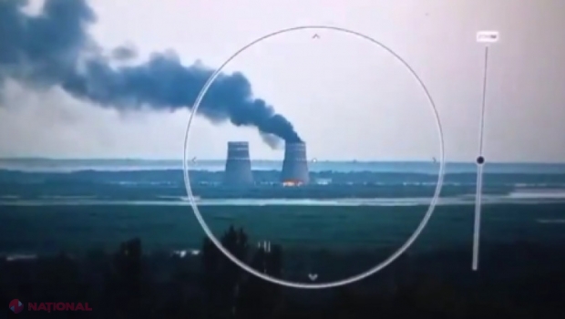Kievul și Moscova se acuză reciproc că au provocat un incendiu la centrala Zaporojie. Șeful AIEA se teme de un accident nuclear