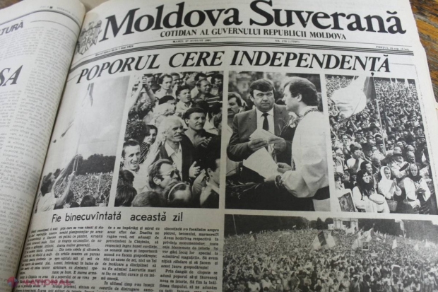 GALERIE FOTO Cum REFLECTA presa în august 1991 evenimentele din R. Moldova