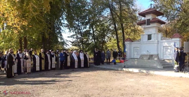VIDEO // „Cișmeaua general Georgescu P. Ion”, monument dedicat Eroilor Armatei Române, reinaugurat în Parcul Valea Morilor din Chișinău