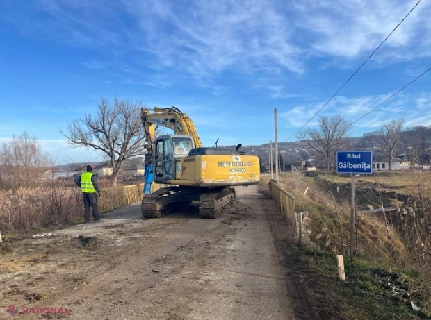 Podul de la Buțeni a intrat în reparații: Lungime de 26,5 metri, lățime de 12 metri și investiții de peste 12,3 milioane de lei