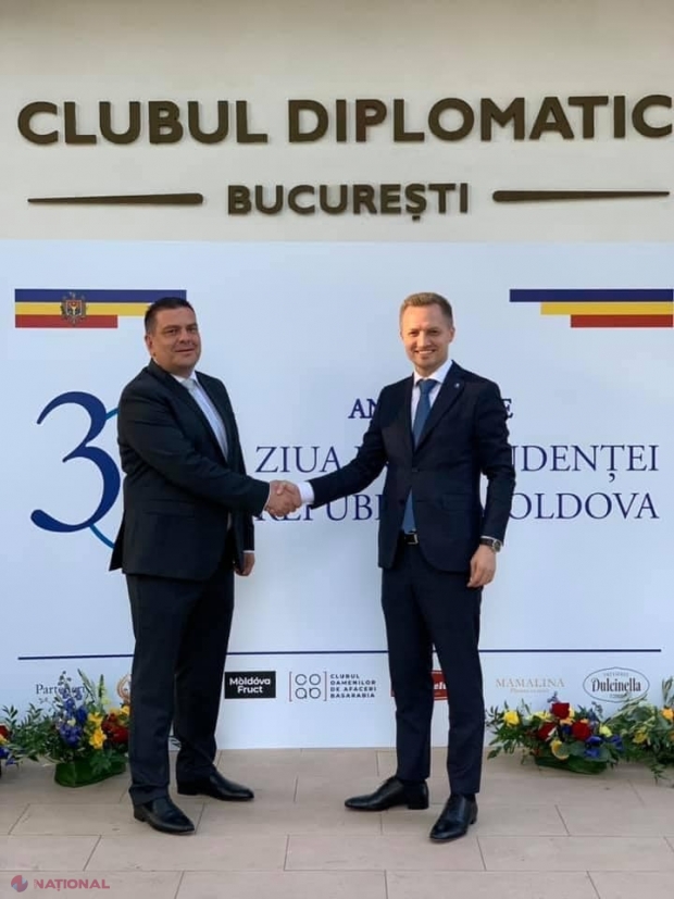 Mesajul TRANȘANT adresat de Adrian Dupu la recepția oferită de Ambasada R. Moldova la București: „Privim cu speranță către anii care vin, speranța că într-un viitor apropiat ne vom regăsi din nou împreună, în marea familie europeană”