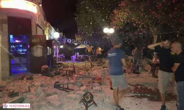 Cutremur PUTERNIC în Grecia şi Turcia, în zone extrem de populate de turişti. Cel puțin două persoane au MURIT și peste 200 sunt rănite