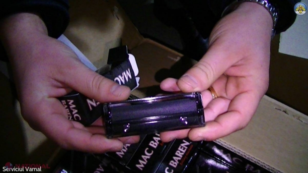 Peste o mie de aparate de rulat tutun, aduse ILEGAL din România