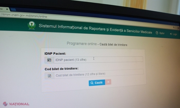 Proiect-PILOT la CNAM: Cetățenii pot face programări ONLINE la serviciile medicale de înaltă performanţă prin libera alegere a prestatorului