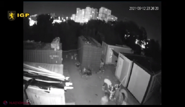 VIDEO // FURT de sute de mii de lei de pe un șantier din Chișinău: Cine sunt hoții