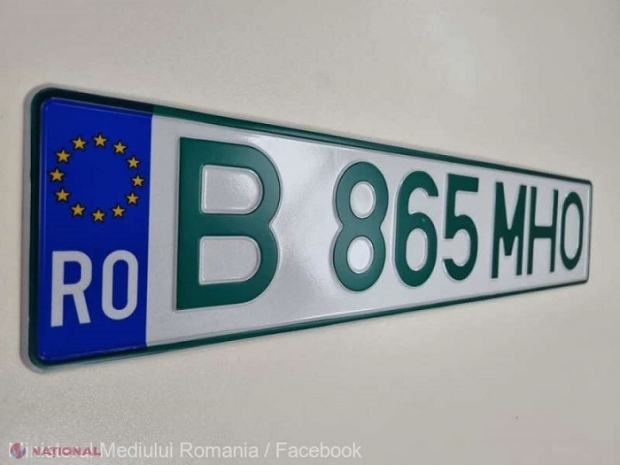 Ce înseamnă numerele de culoare verde la mașinile de peste Prut