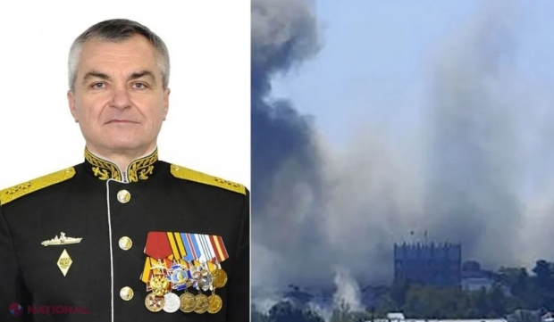 VIDEO // Amiral rus născut în R. Moldova, ucis de ucraineni în atacul cu rachete asupa cartierului general de la Sevastopol
