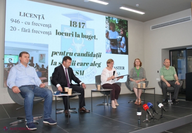 ADMITEREA la Universitatea de Stat din Moldova, lansată pe 25 iulie atât fizic, cât și online: 1 827 de locuri cu finanțate de la buget