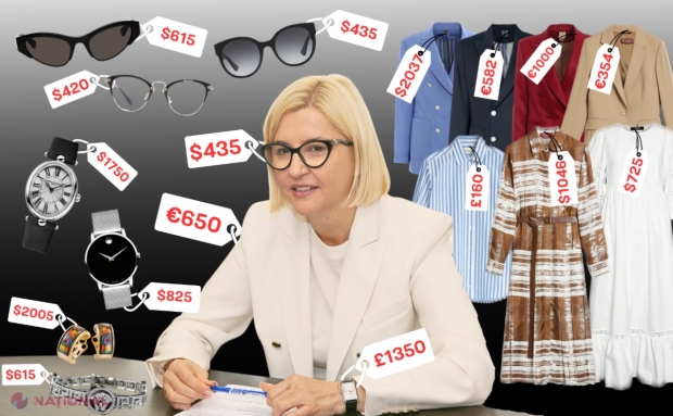 FOTO // Fosta adeptă a proletariatului, Irina Vlah, ar duce o viață de BURGHEZ. Bașcanul Găgăuziei a purtat în 2022 peste 40 de accesorii, inclusiv ceasuri ELVEȚIENE și ochelari scumpi, care îi depășesc veniturile anuale