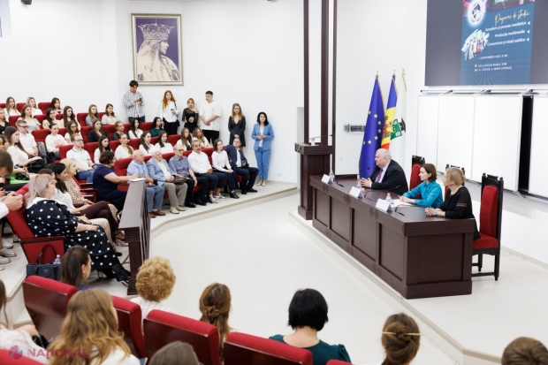 Maia Sandu vrea un spațiu mediatic mult mai „CURAT”. Mesajul transmis viitorilor JURNALIȘTI: „La televizor, pe portalurile de știri nu se spun doar adevăruri. Diverși actori vor să manipuleze opinia publică în interes propriu”