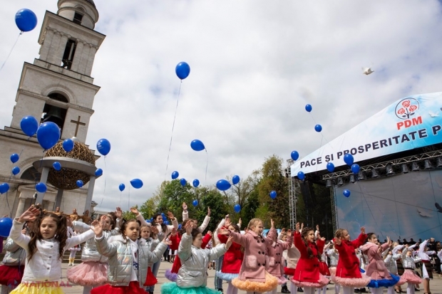 Sărbătoare dublă la PD - Ziua Victoriei și Ziua Europei. Vlad Plahotniuc: „Pentru al treilea an la rând, 9 Mai a reușit să fie o sărbătoare a păcii și a unității moldovenilor”